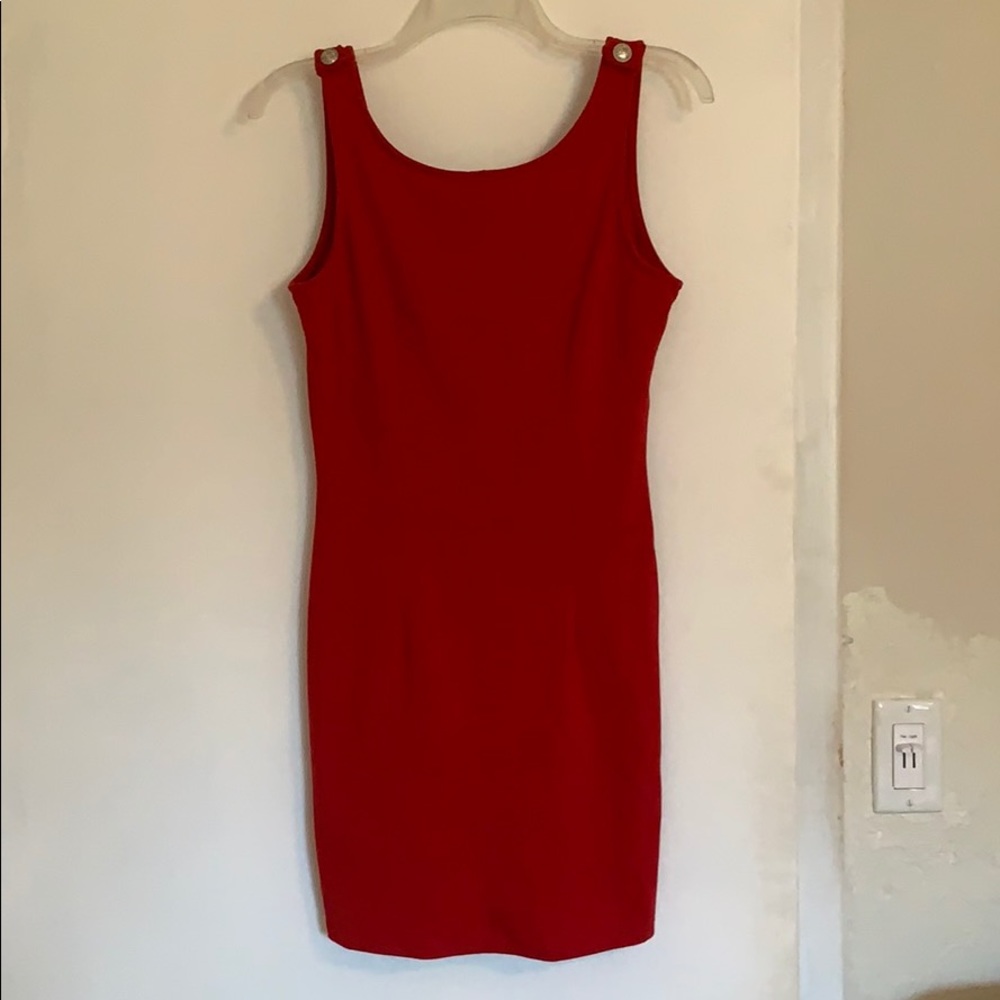Red Fitted Dress